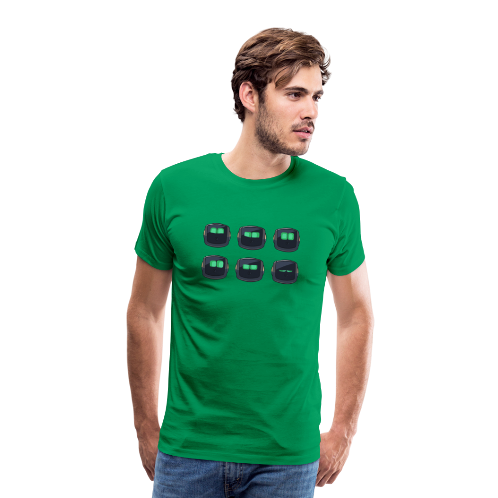 Men's Vector Expression T-Shirt - kelly green