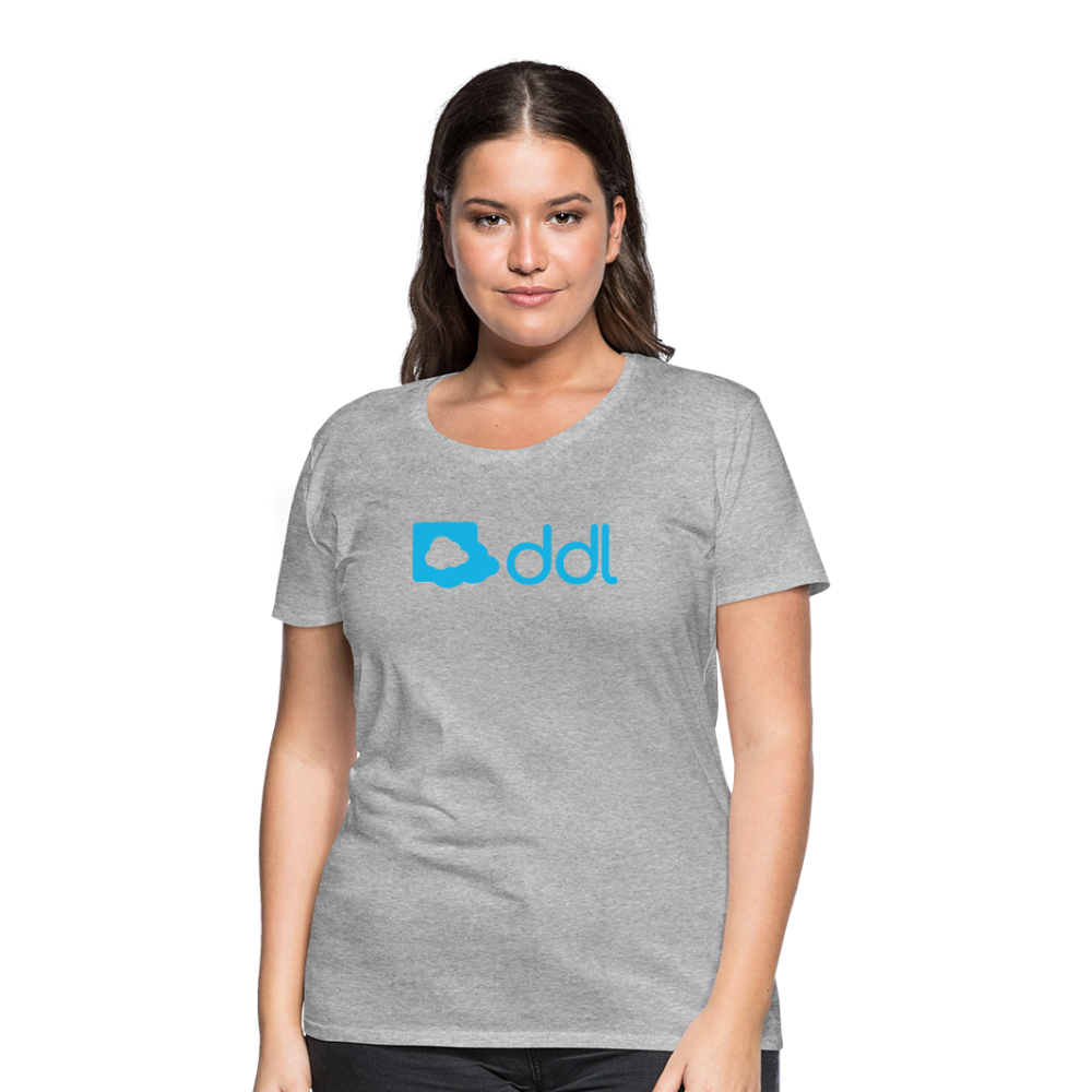 ddl Women’s Premium T-Shirt - heather gray
